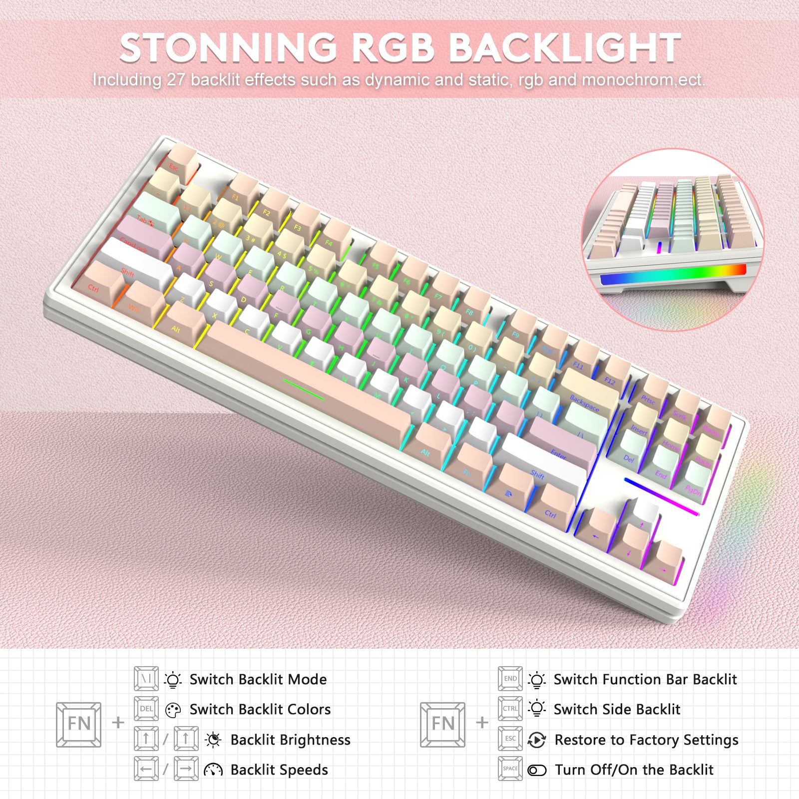 ATTACK SHARK M87 Wireless Mechanical Keyboard