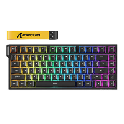 ATTACK SHARK R82 HE Rapid Trigger Tastatur Magnetischer Schalter mit 0,005MM RT
