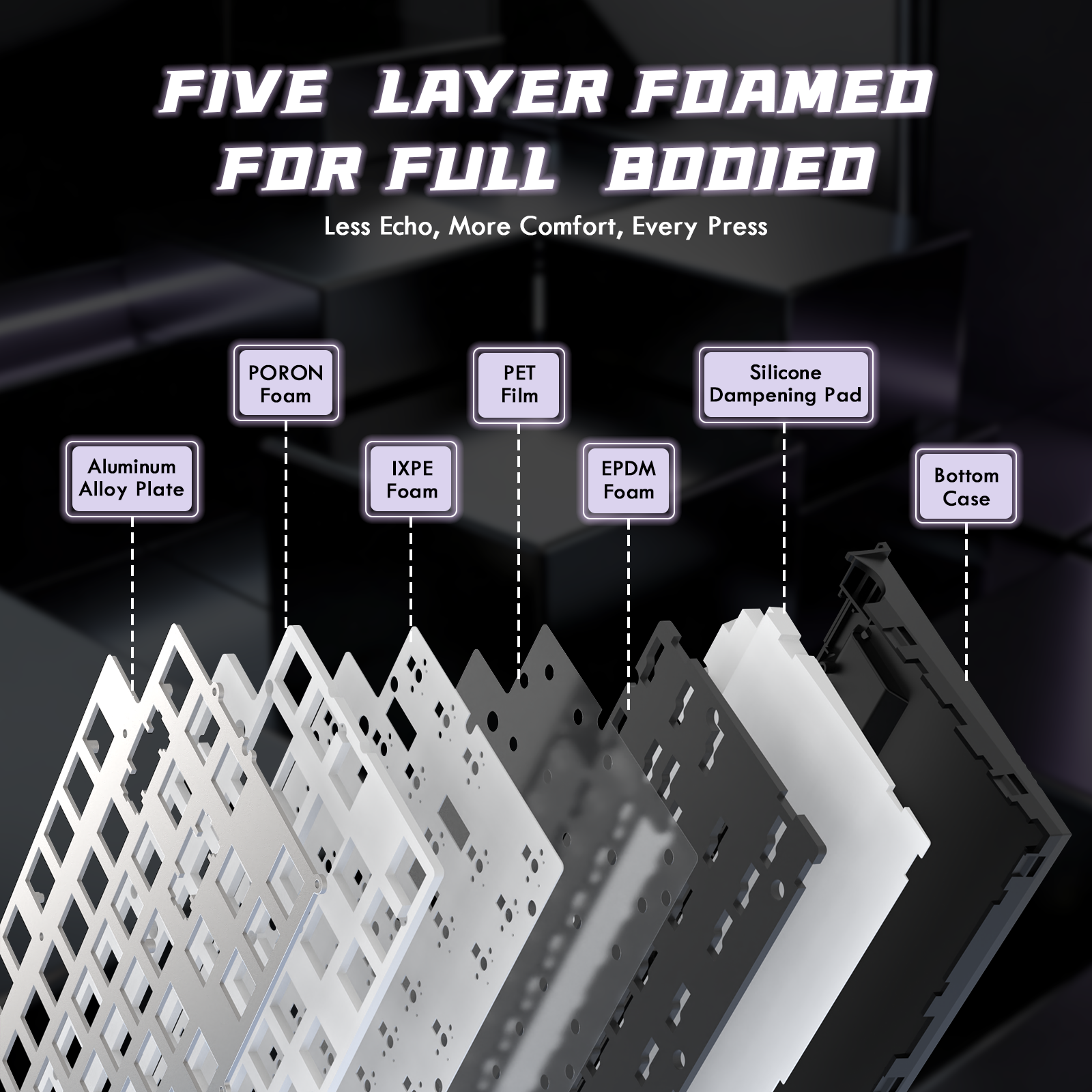 ATTACK SHARK R85 HE Rapid Trigger-Tastatur mit Magnetschalter und benutzerdefinierter Leuchtbox