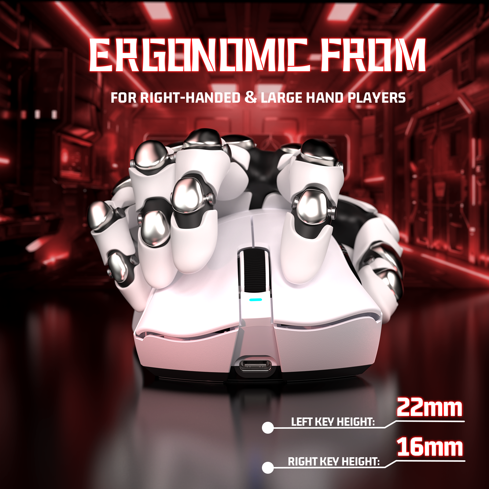 ATTACK SHARK V3 Ultraleichte Tri-Mode Gaming-Maus