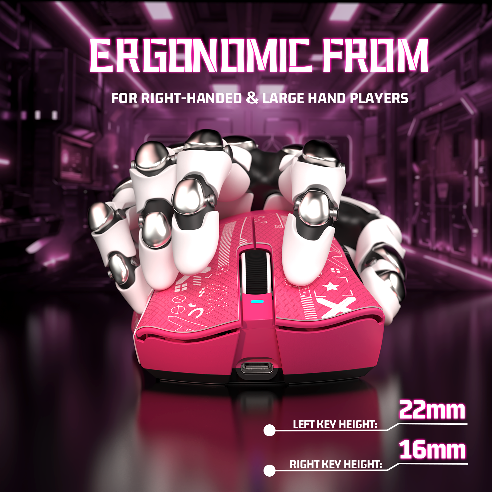 ATTACK SHARK V3 Ultraleichte Tri-Mode Gaming-Maus