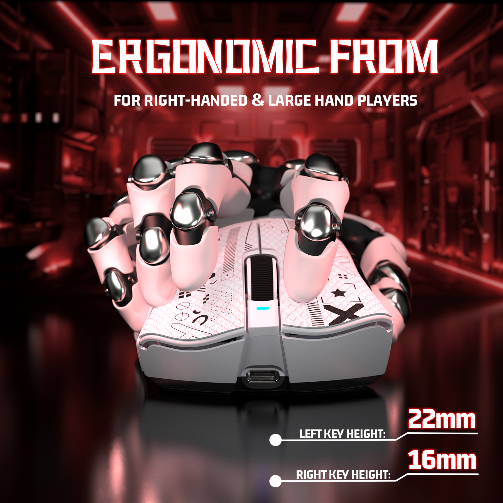 ATTACK SHARK V3 Ultraleichte Tri-Mode Gaming-Maus