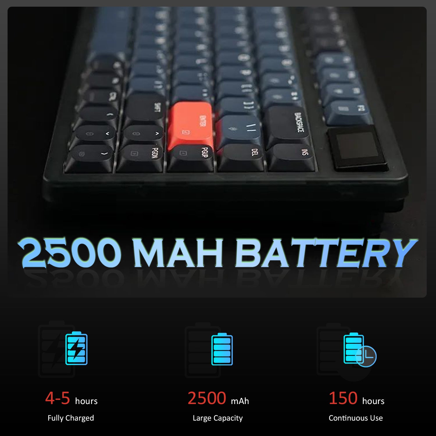 ATTACK SHARK x AJAZZ AK832 Mechanische Tastatur 