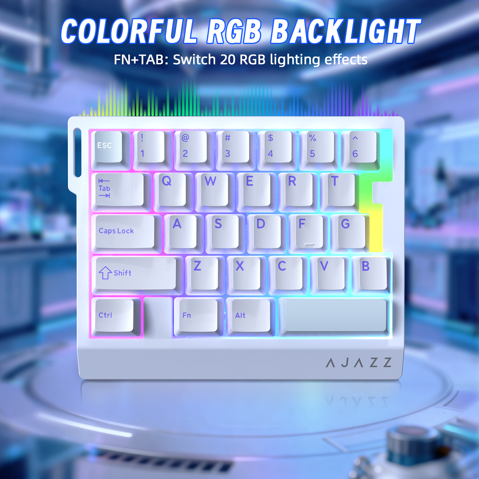 ATTACK SHARK X AJAZZ AK029 Wired One-Handed Gaming Keyboard