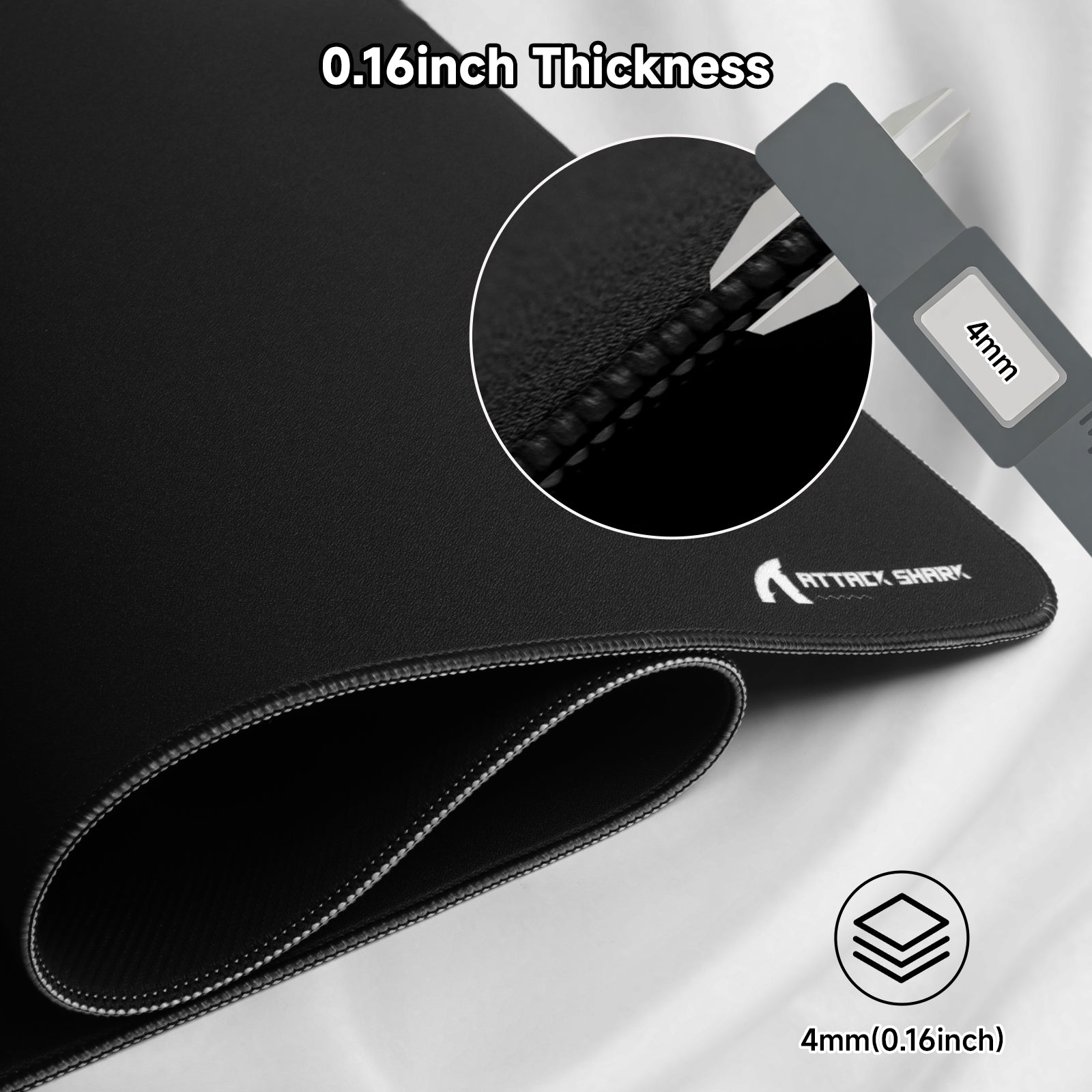 ATTACK SHARK CM02PRO eSport Gaming-Mauspad (900x400x4 MM)