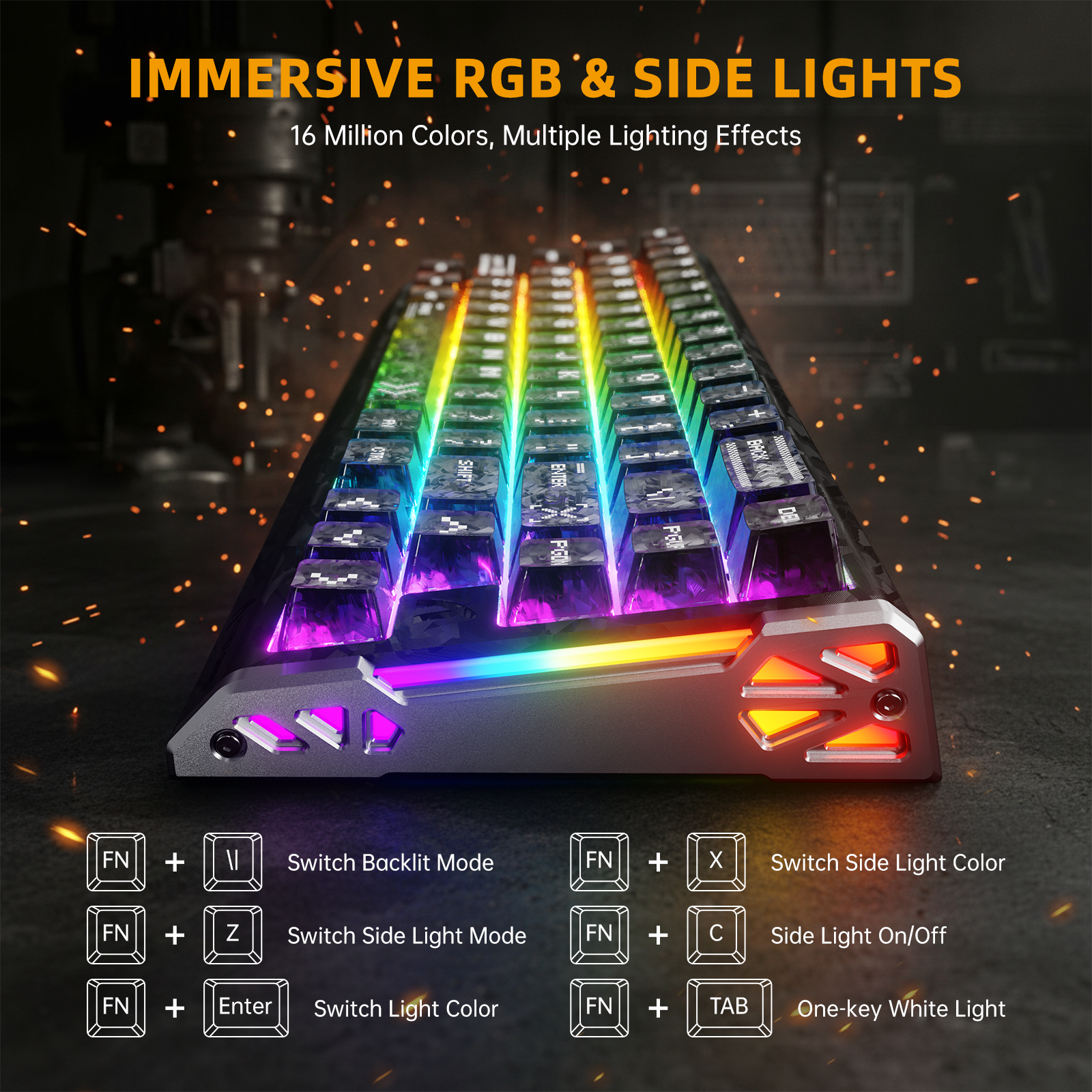 ATTACK SHARK R68 HE & R11 ULTRA Carbonfaser Gaming-Bundle mit C01 ULTRA Spiralkabel