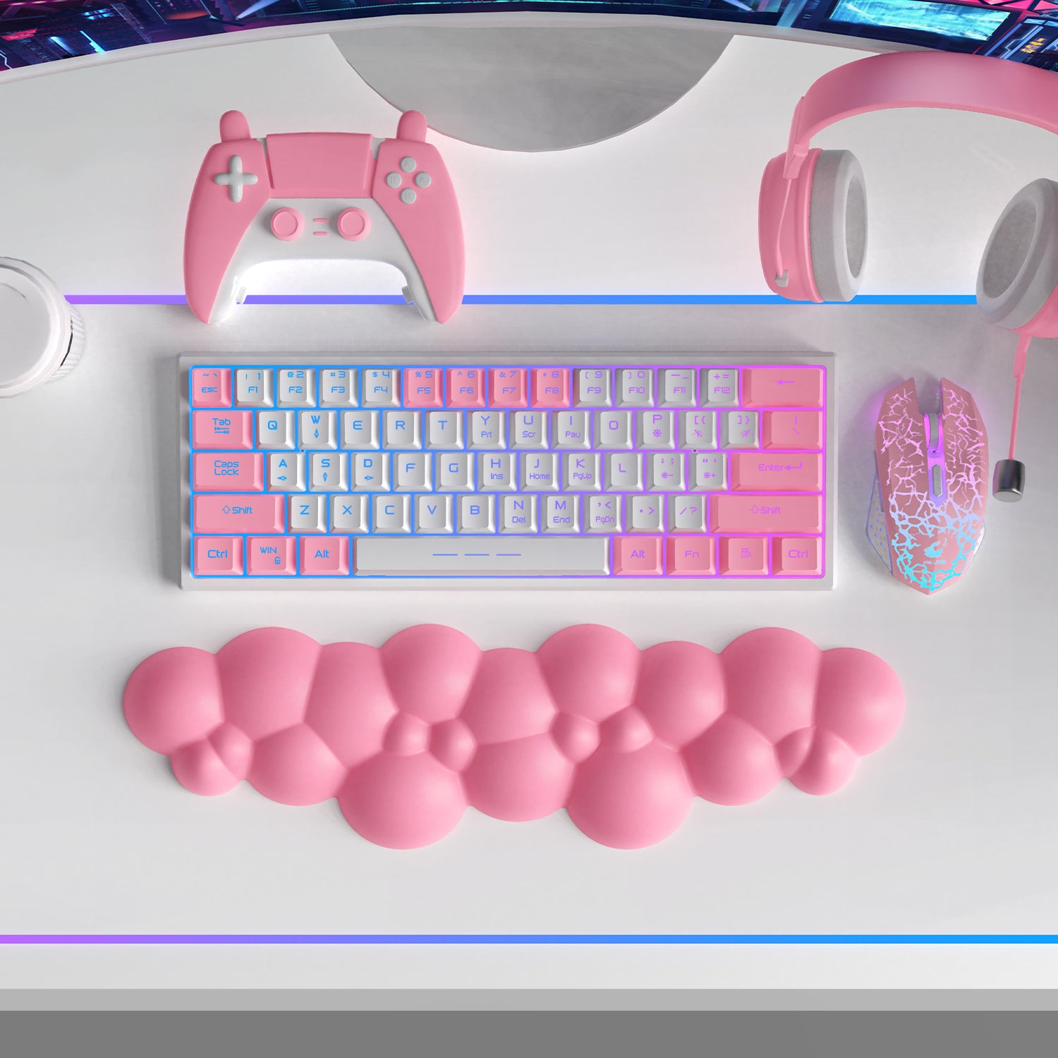 ATTACK SHARK Cloud Keyboard Wrist Rest