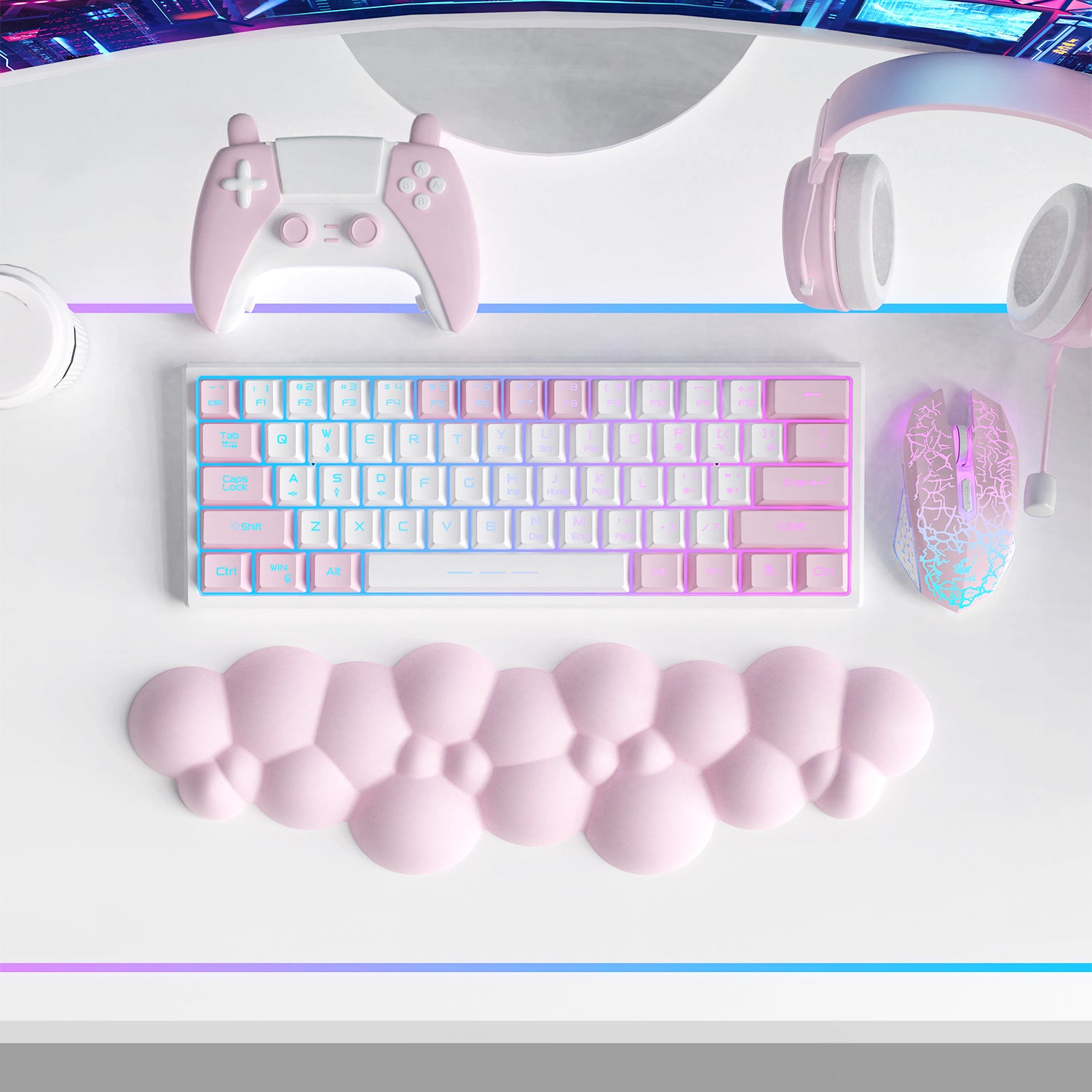 ATTACK SHARK Cloud Keyboard Wrist Rest