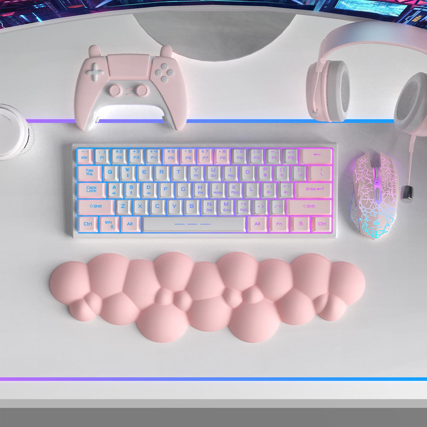 ATTACK SHARK Cloud Keyboard Wrist Rest