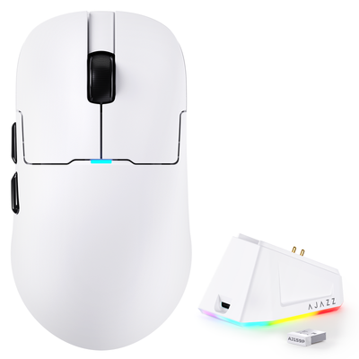 ATTACK SHARK x AJ159P Tri-Modus Gaming-Maus mit magnetischer Ladestation