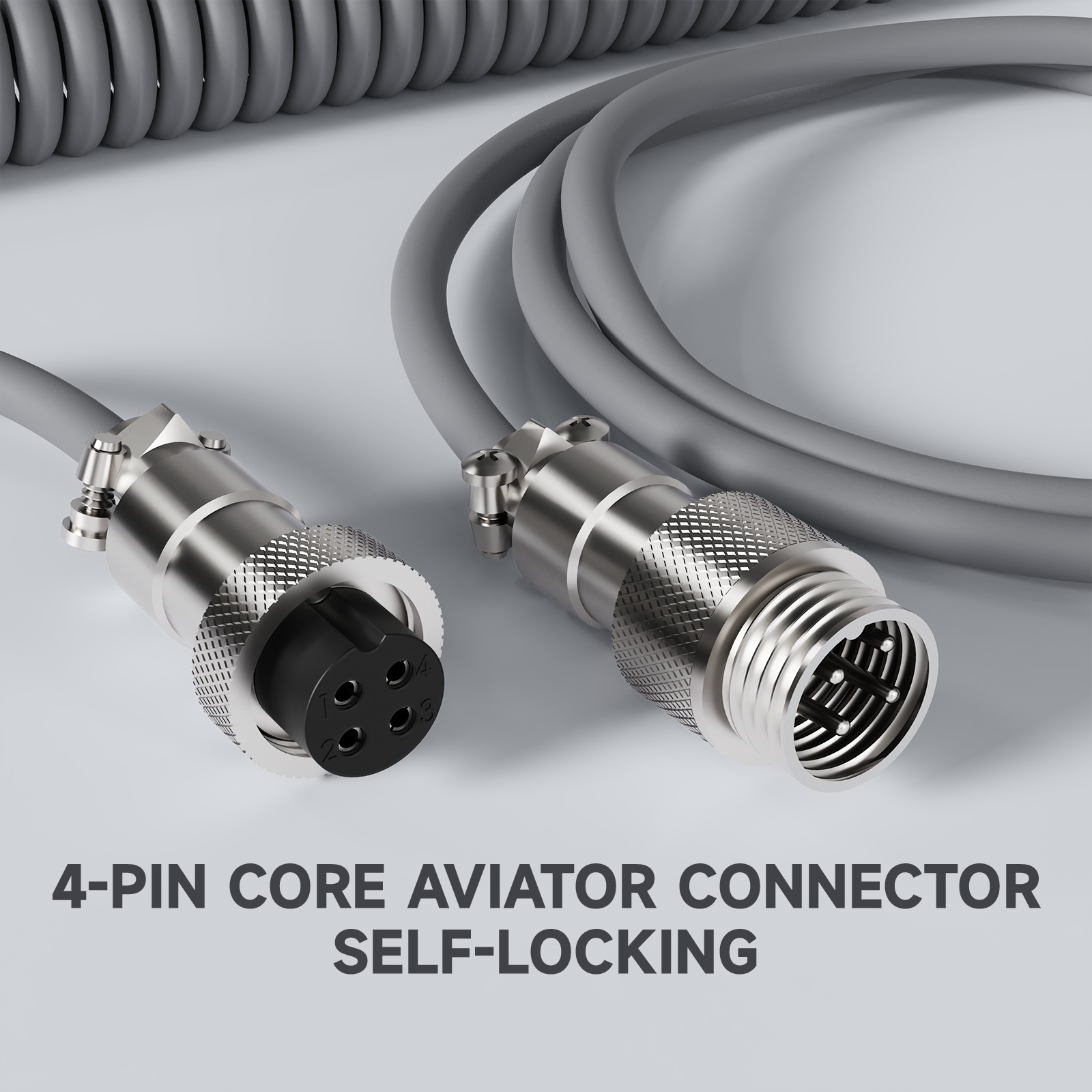 ATTACK SHARK C01Ultra Custom Aviator Cable for 8KHz Magnetic Keyboard