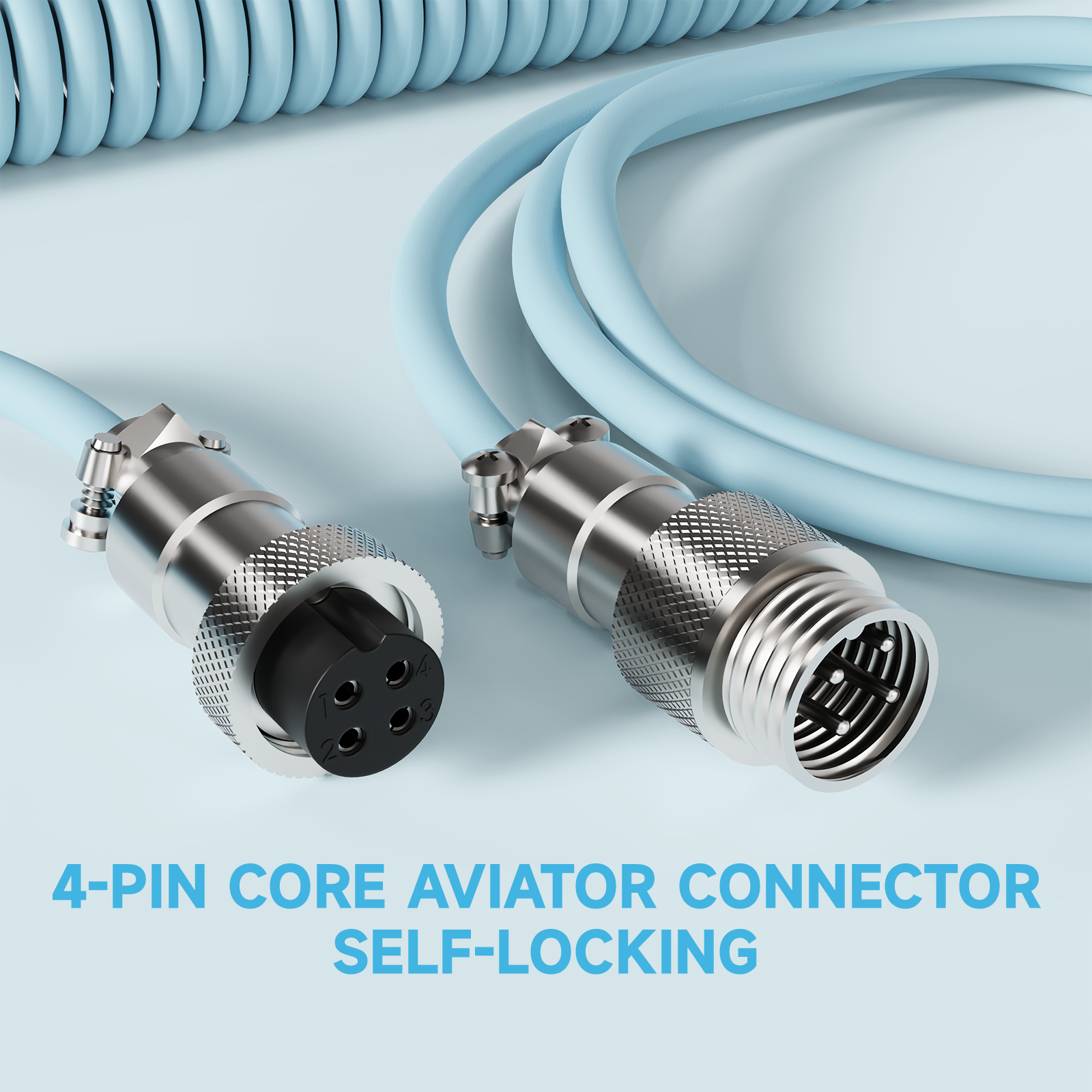 ATTACK SHARK C01Ultra Custom Aviator Cable for 8KHz Magnetic Keyboard