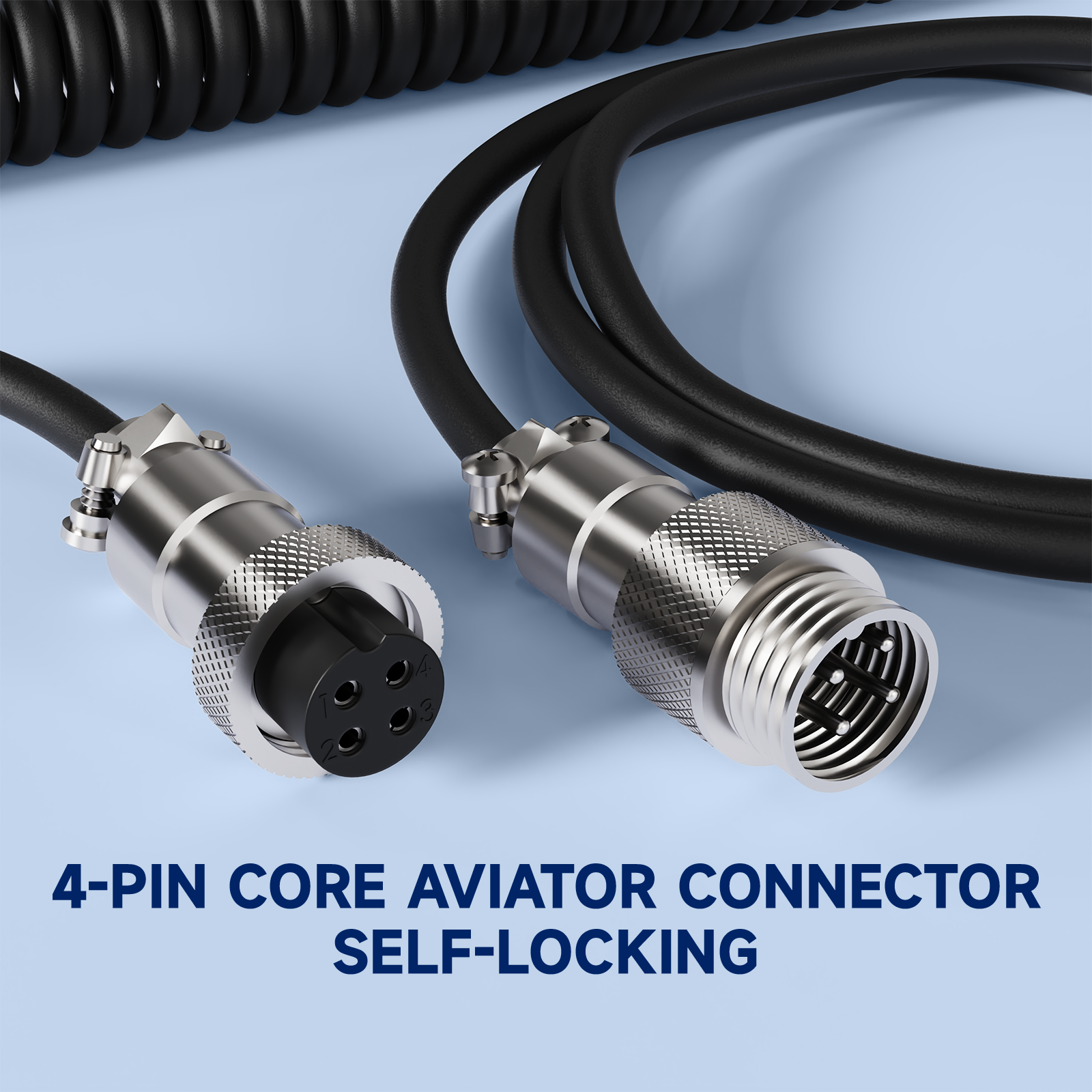 ATTACK SHARK C01Ultra Custom Aviator Cable for 8KHz Magnetic Keyboard