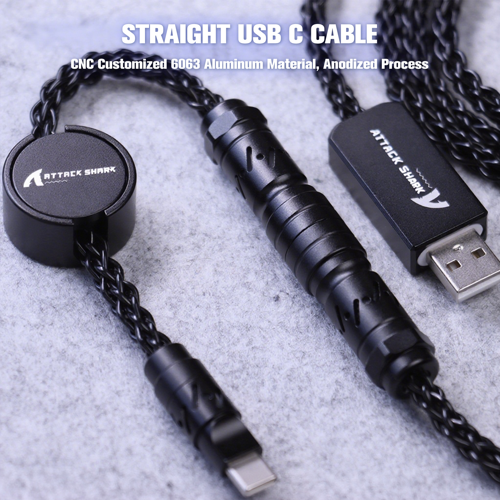 ATTACK SHARK C07 Custom Aviator-Kabel für 8-kHz-Magnettastatur