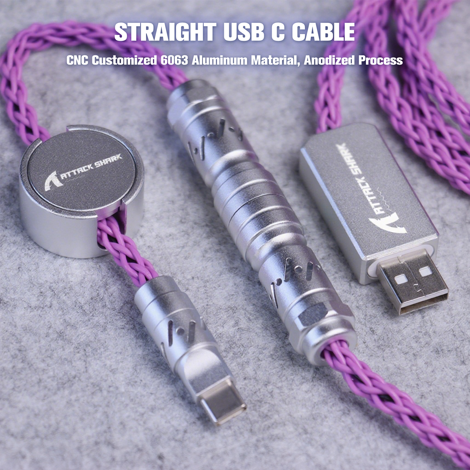 ATTACK SHARK C07 Custom Aviator-Kabel für 8-kHz-Magnettastatur