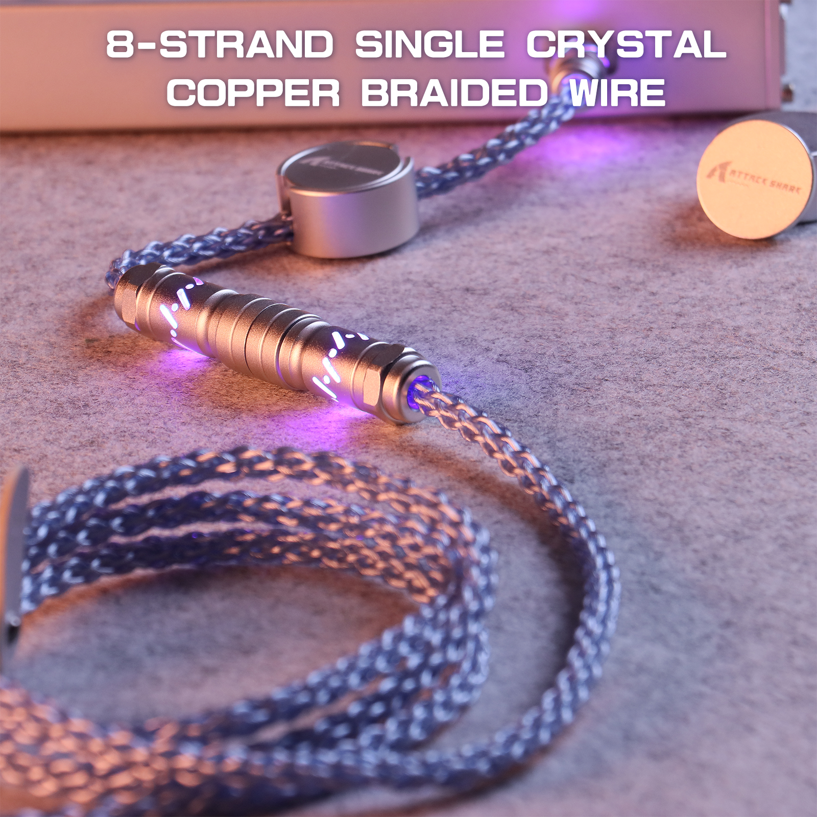 ATTACK SHARK C07 Custom Aviator-Kabel für 8-kHz-Magnettastatur