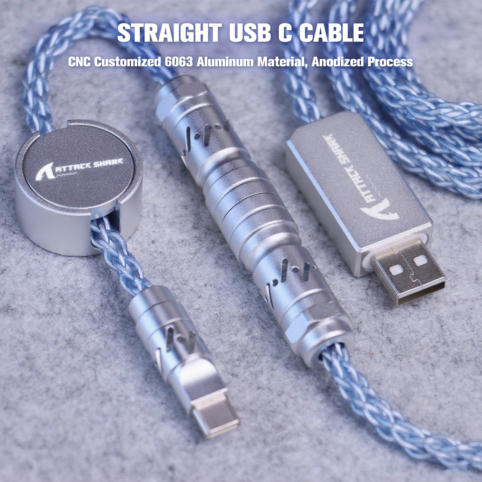 ATTACK SHARK C07 Custom Aviator-Kabel für 8-kHz-Magnettastatur