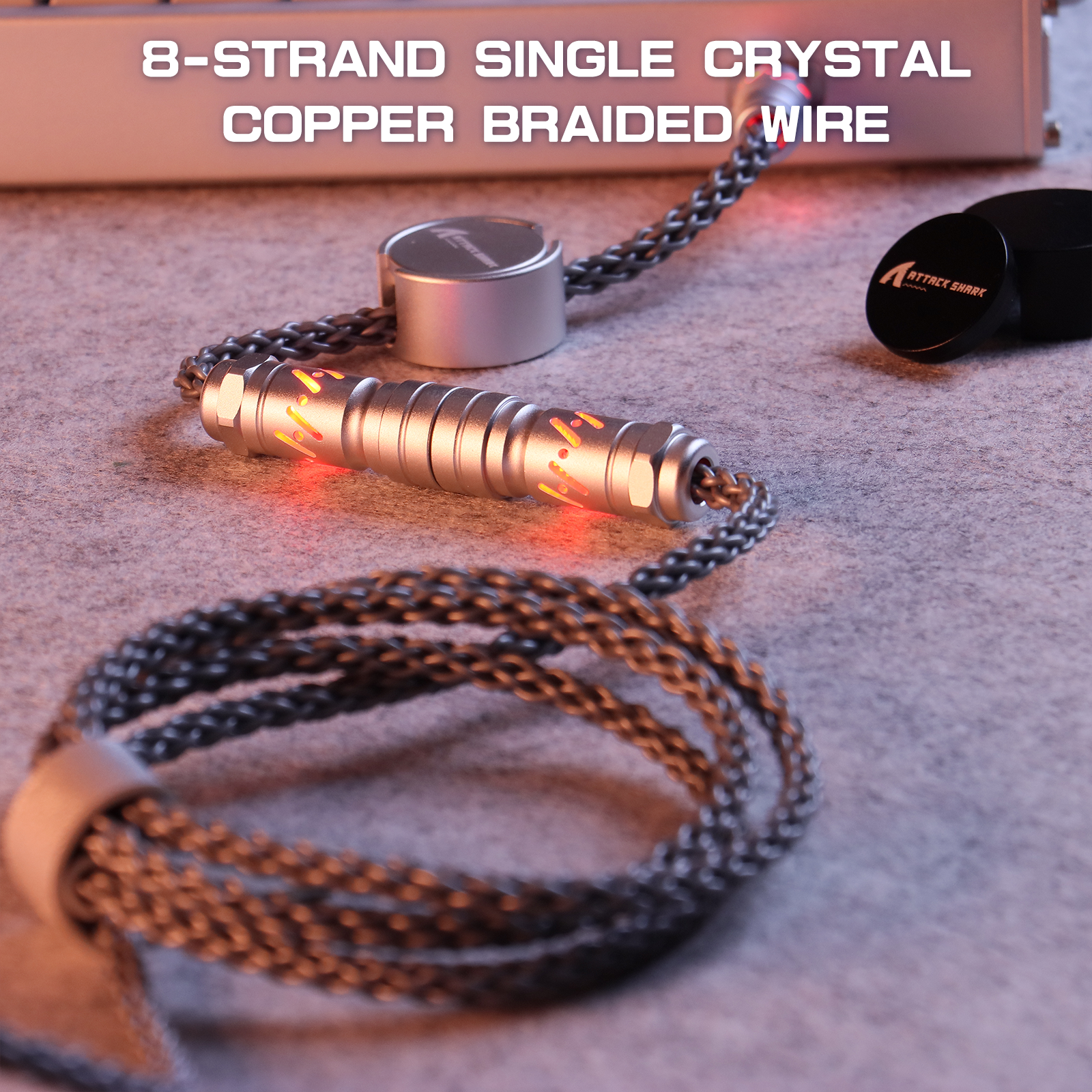 ATTACK SHARK C07 Custom Aviator-Kabel für 8-kHz-Magnettastatur