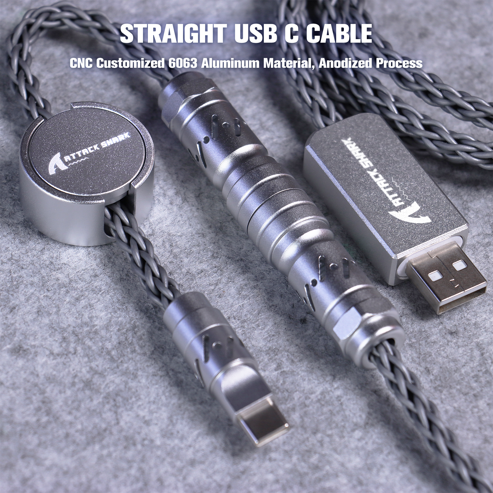 ATTACK SHARK C07 Custom Aviator-Kabel für 8-kHz-Magnettastatur