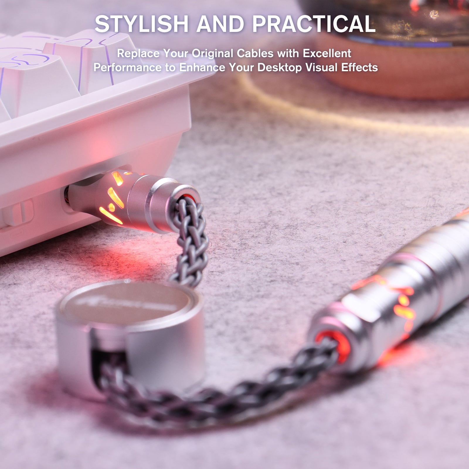 ATTACK SHARK C07 Custom Aviator-Kabel für 8-kHz-Magnettastatur
