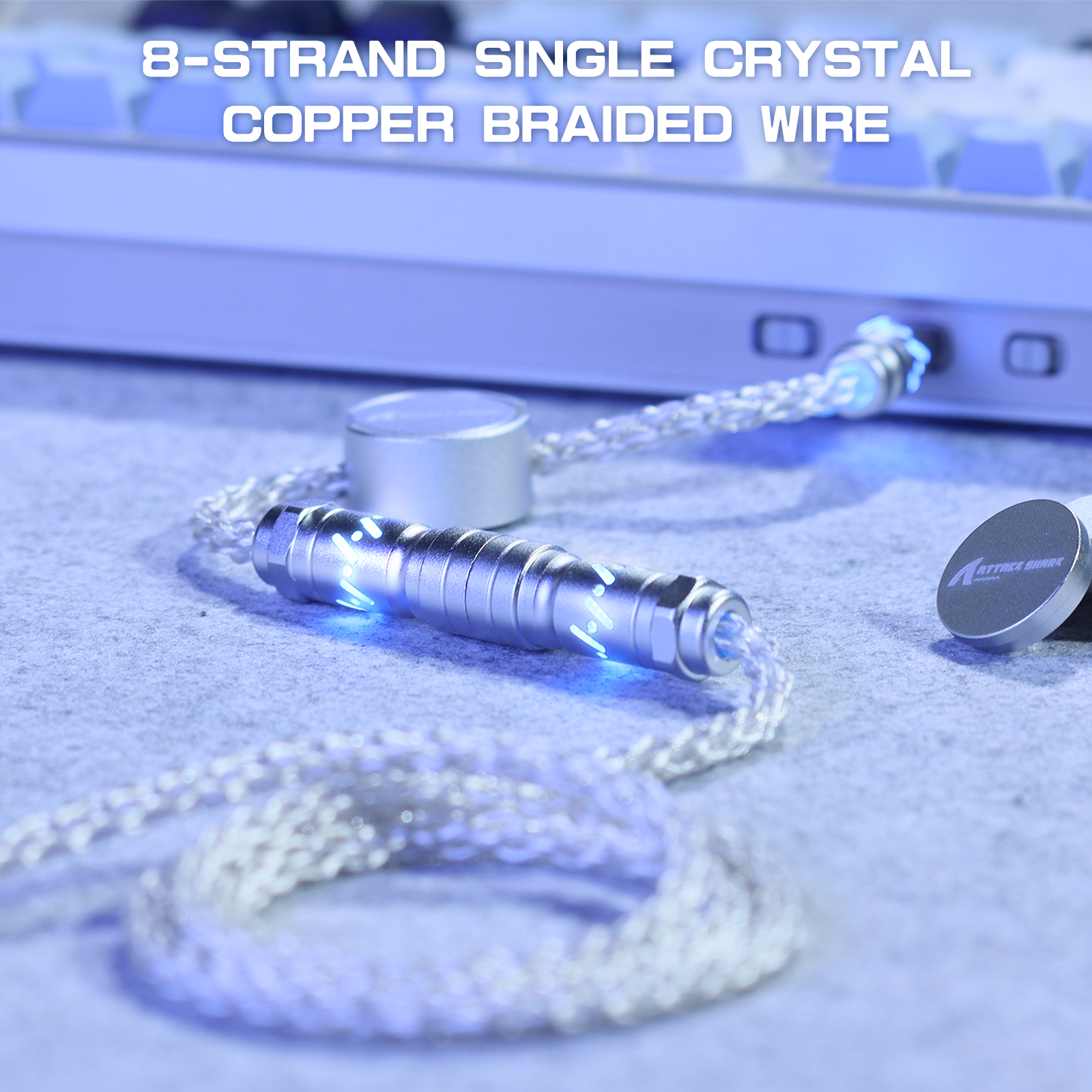 ATTACK SHARK C07 Custom Aviator-Kabel für 8-kHz-Magnettastatur