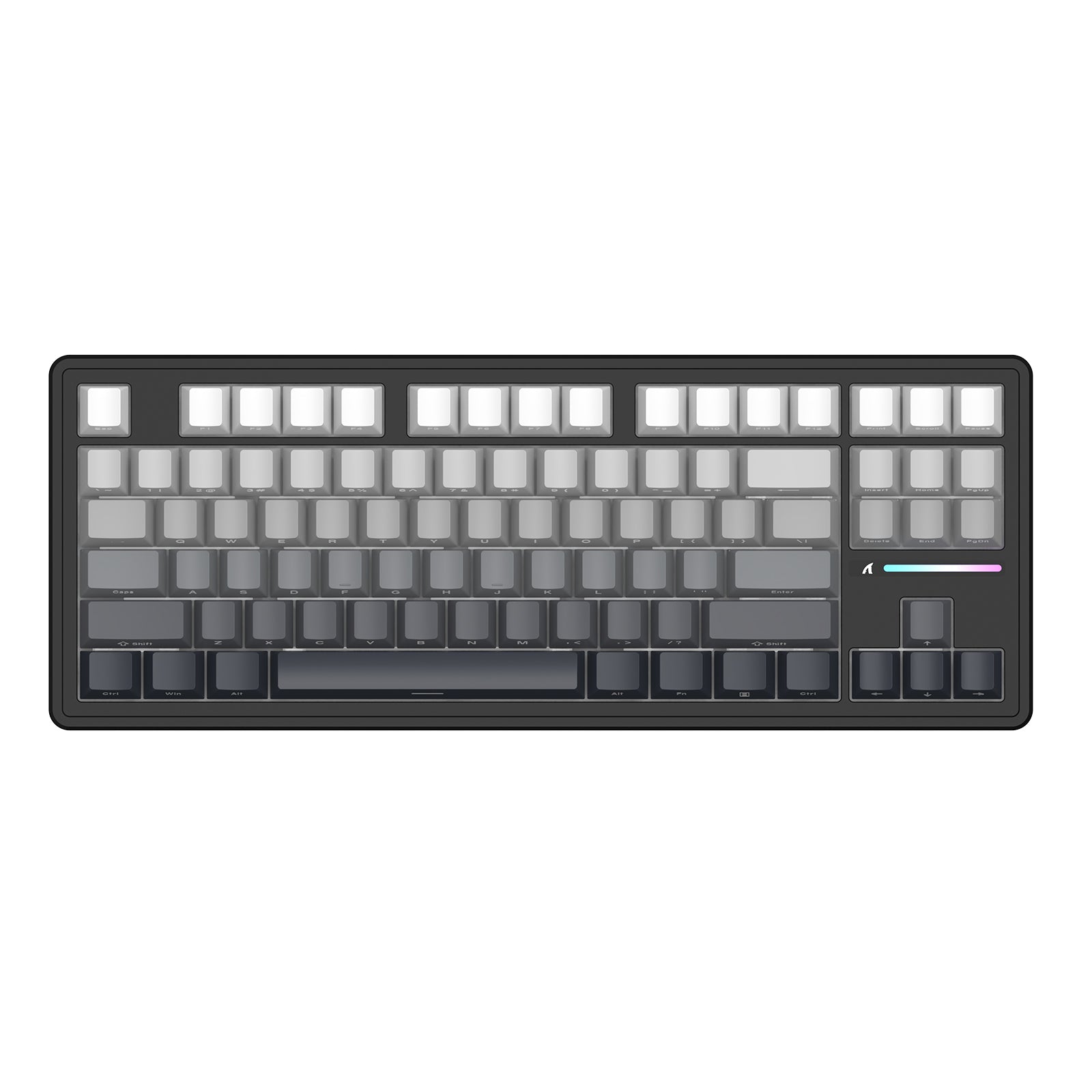 ATTACK SHARK M87PRO Kabellose mechanische Tastatur mit seitlich bedruckten PBT-Tastenkappen