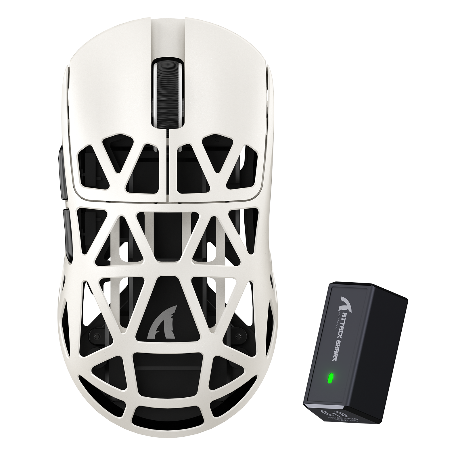 ATTACK SHARK R2 Magnesiumlegierung PAW3950 Gaming-Maus 8K (Ladestation nicht enthalten)