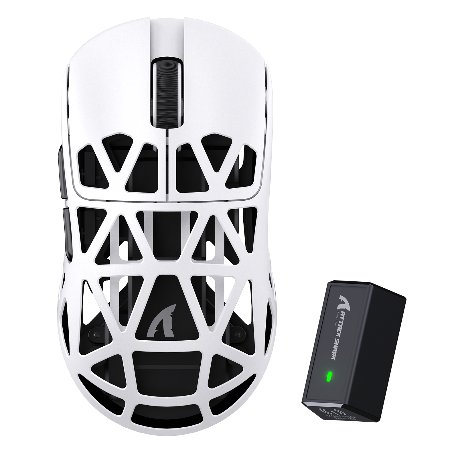 ATTACK SHARK R2 Magnesiumlegierung PAW3950 Gaming-Maus 8K (Ladestation nicht enthalten)