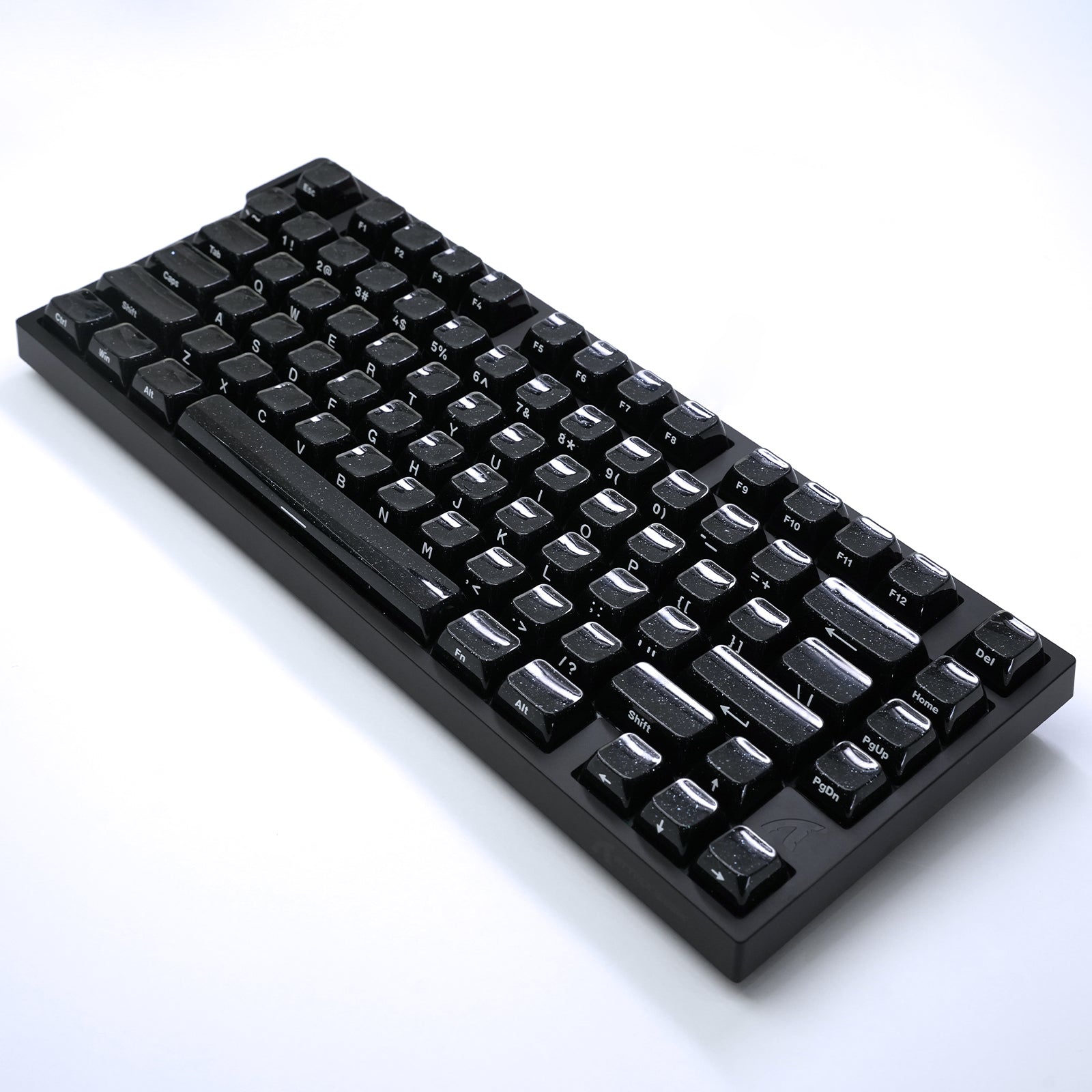 ATTACK SHARK SK03, 136 Tasten, Kristall-Tastenkappen, ASA-Profil, ANSI/ISO