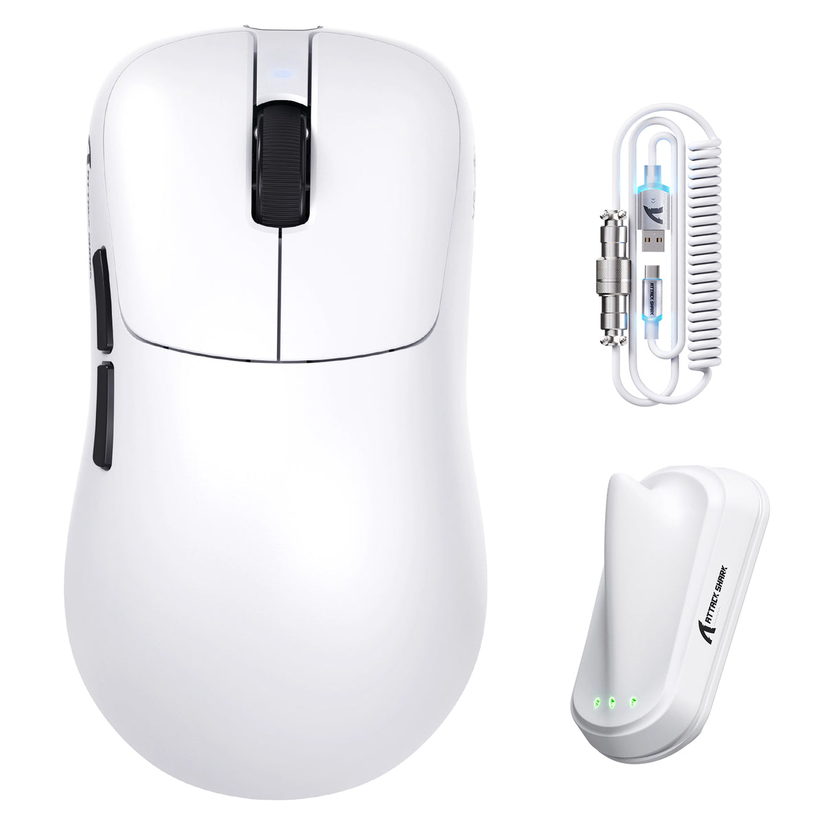 ATTACK SHARK V2 AIR PAW3955MAX Ergonomische kabellose Gaming-Maus