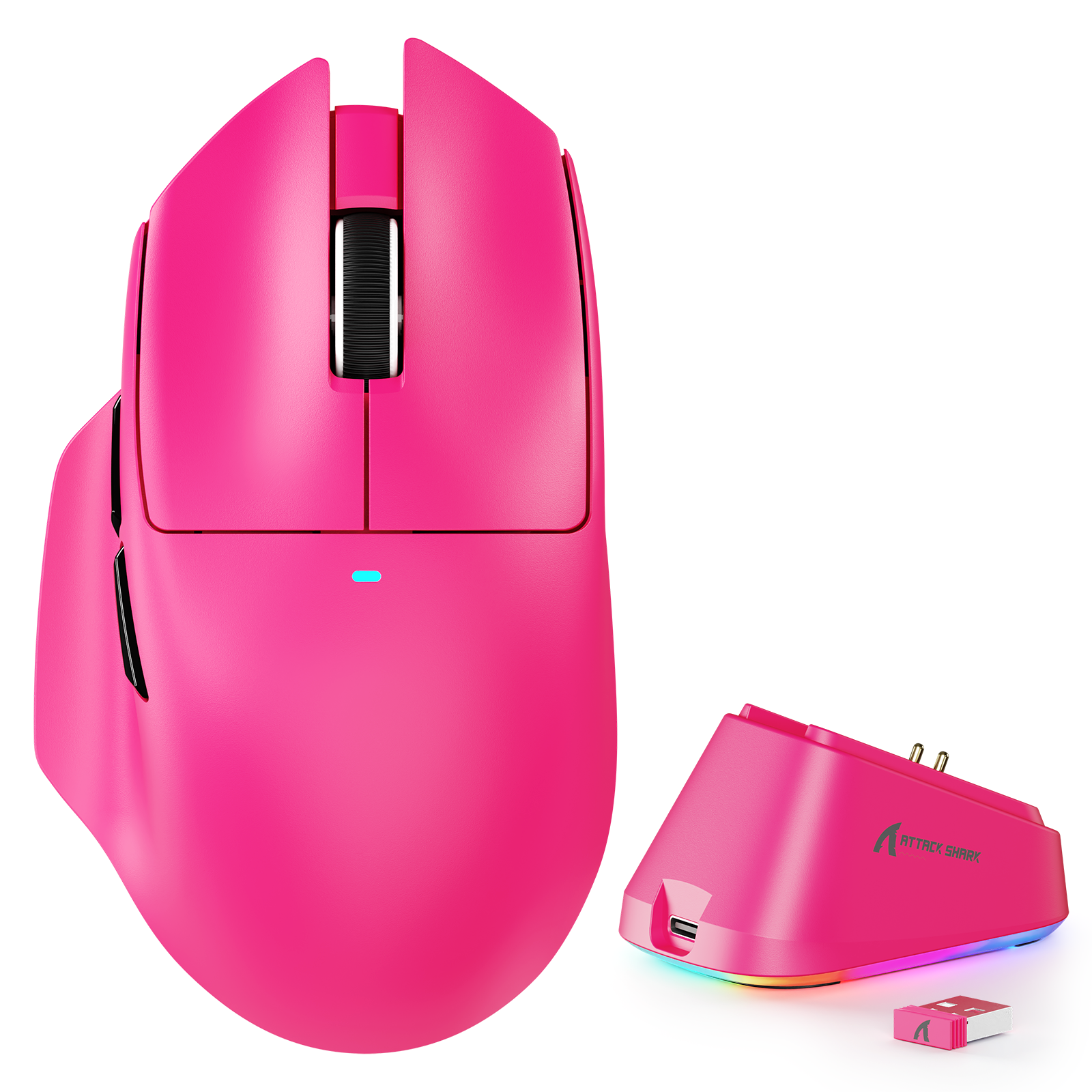 ATTACK SHARK V6 Ultra-Leichte Tri-Mode Gaming-Maus