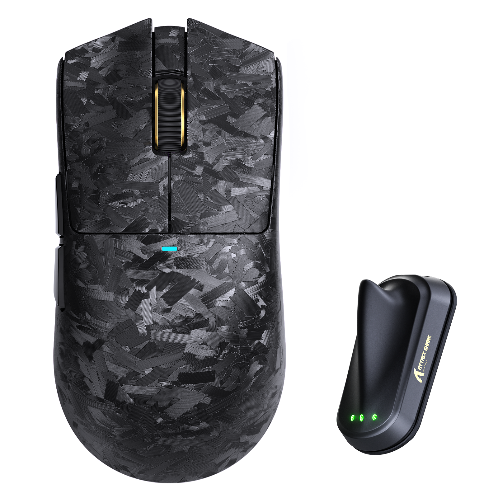 ATTACK SHARK X11 ULTRA Carbon Fiber Kabellose 8K PAW3950MAX Gaming-Maus