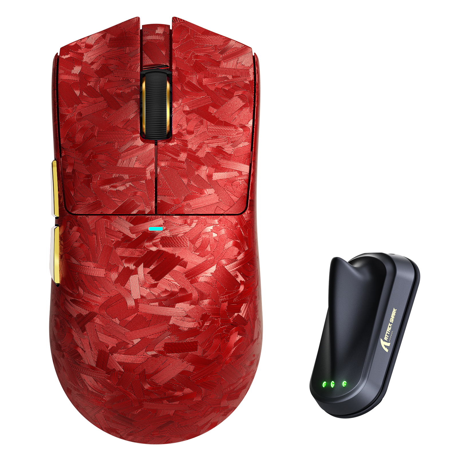 ATTACK SHARK X11 ULTRA Carbon Fiber Kabellose 8K PAW3950MAX Gaming-Maus