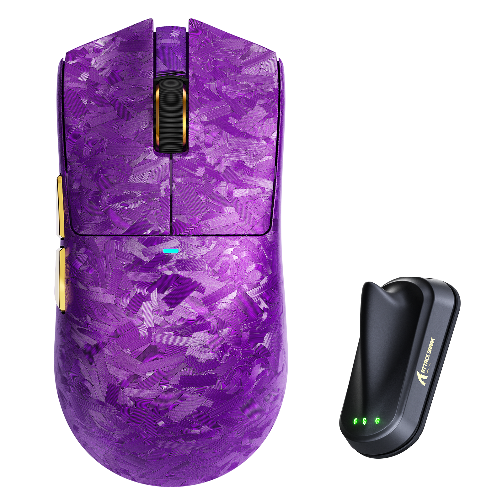 ATTACK SHARK X11 ULTRA Carbon Fiber Kabellose 8K PAW3950MAX Gaming-Maus