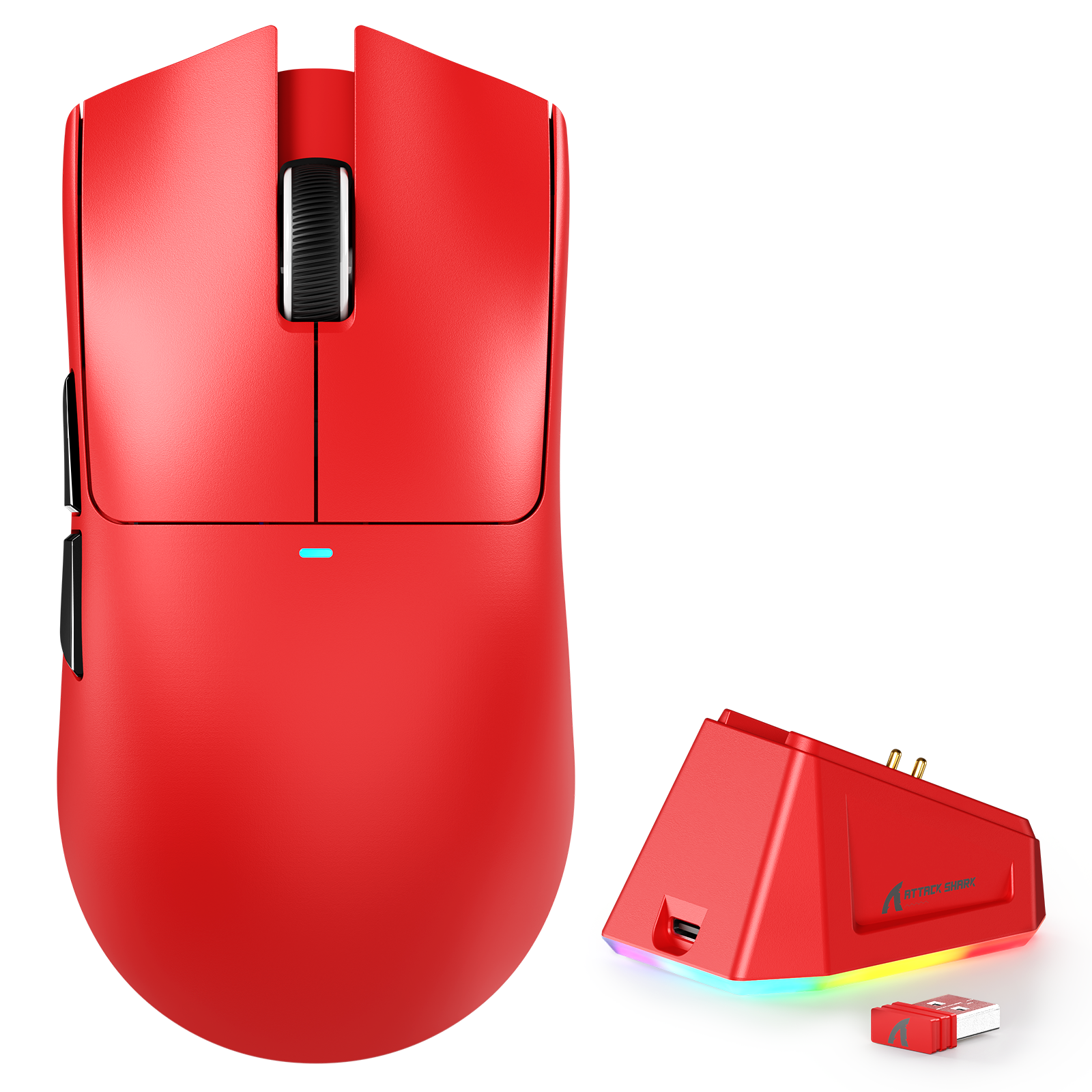 ATTACK SHARK X11 Kabellose Gaming-Maus mit Ladestation