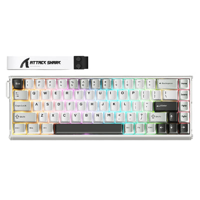 ATTACK SHARK X68 MAX HE Aluminiumtastatur mit magnetischen Switches und Rapid Trigger
