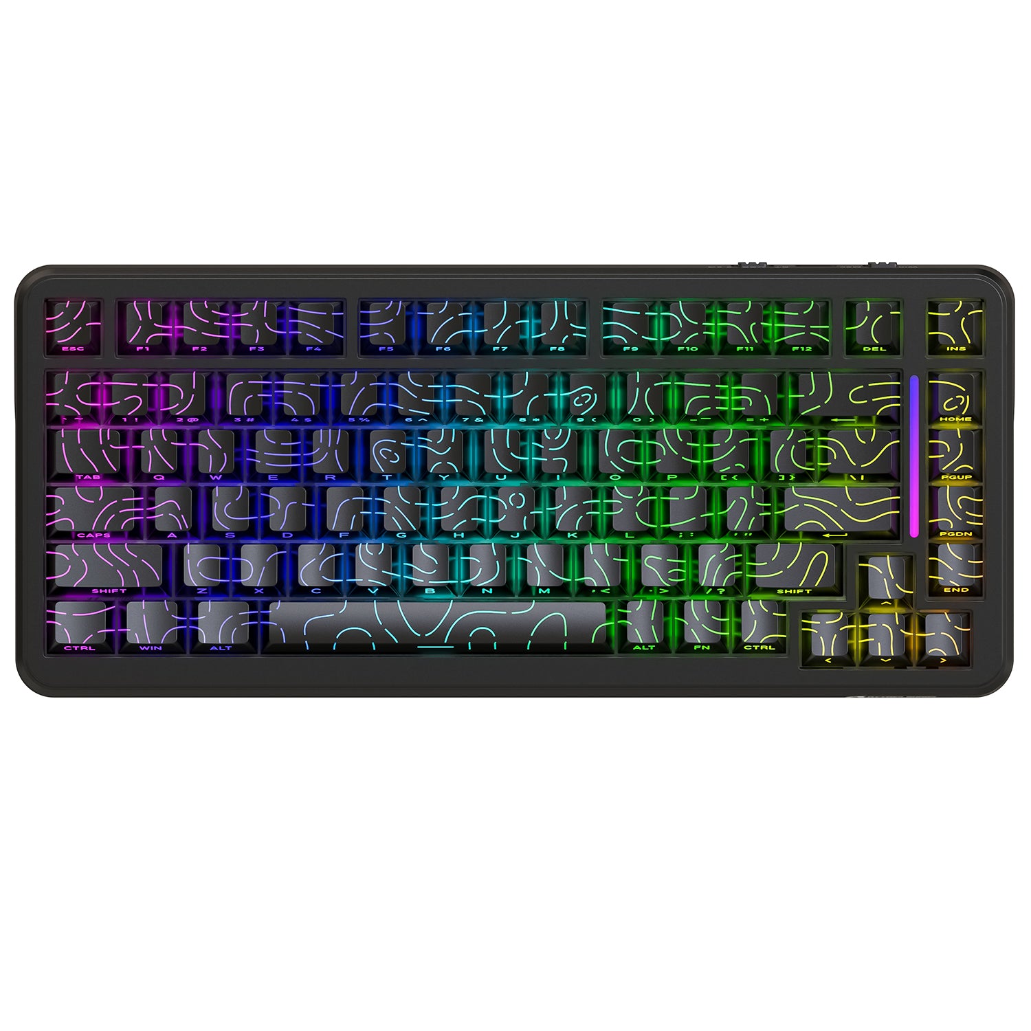 ATTACK SHARK X82PRO HE Kabellose Rapid Trigger-Gaming-Tastatur mit Magnetschalter