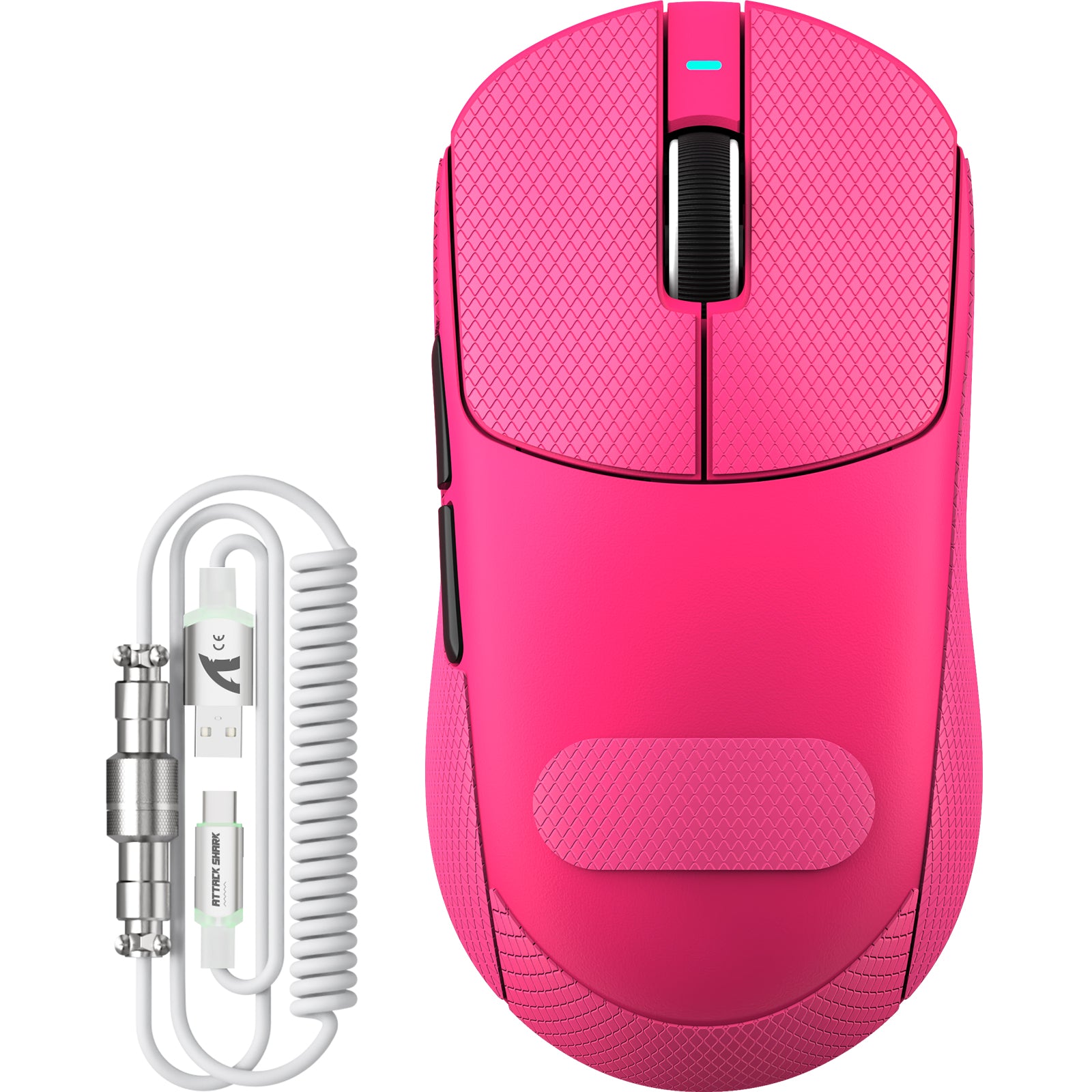ATTACK SHARK X8PLUS Kabellose Tri-Mode-Gaming-Maus mit C06 ULTRA-Kabel