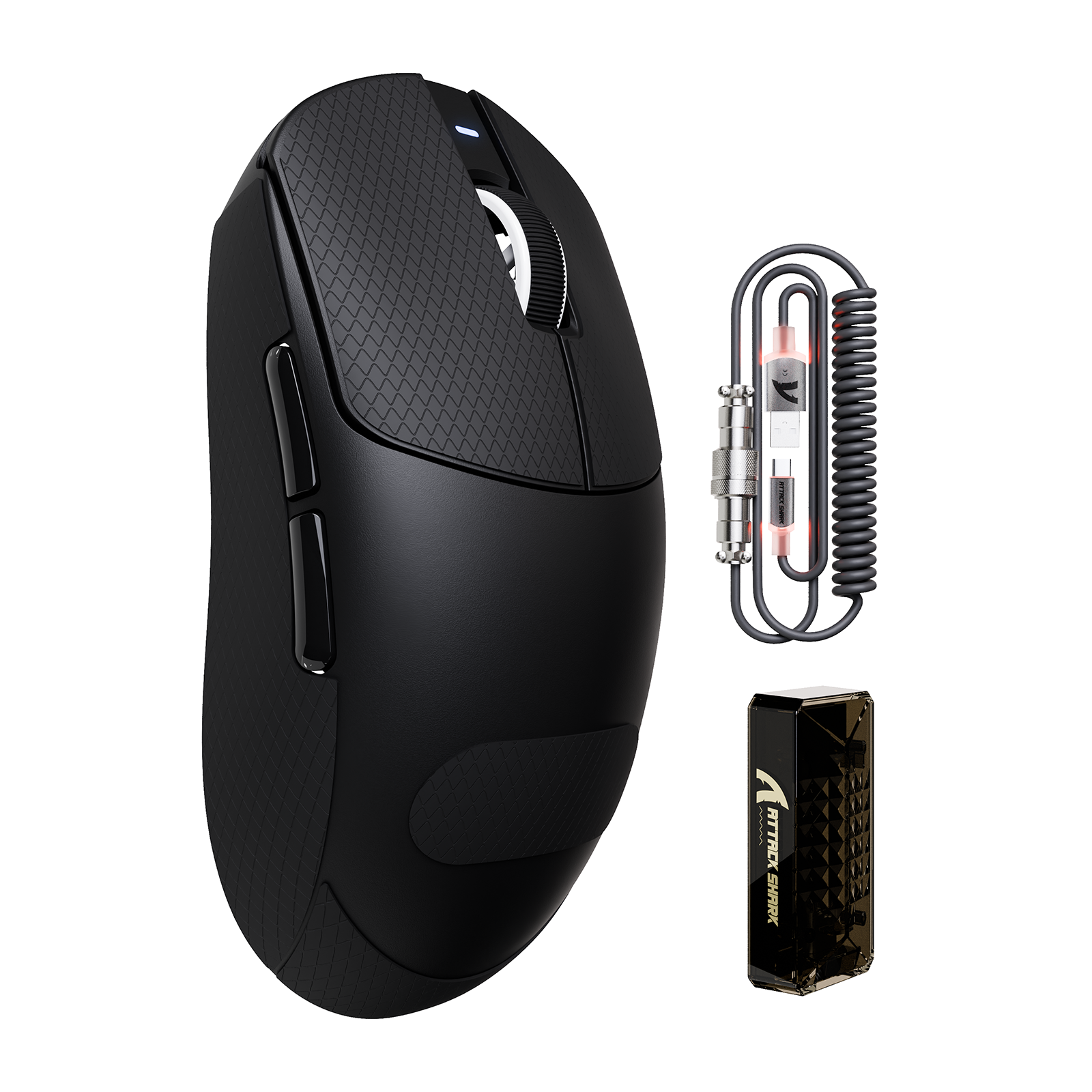 ATTACK SHARK X8PRO Ultraleichte kabellose Gaming-Maus & C06ULTRA-Kabel