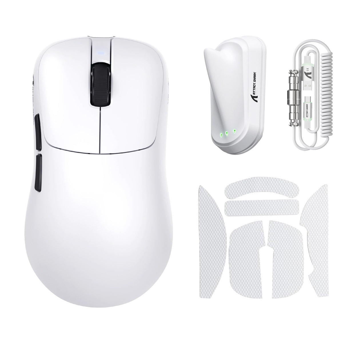 ATTACK SHARK V2 AIR PAW3955MAX Ergonomische kabellose Gaming-Maus